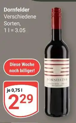 Globus Dornfelder Angebot