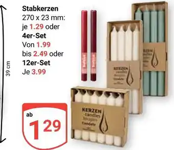 Globus Stabkerzen Angebot