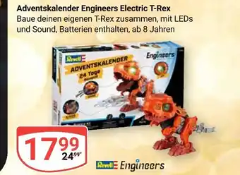 Globus Revell engineers adventskalender engineers electric t-rex Angebot