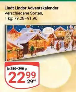 Globus Lindt lindor adventskalender Angebot