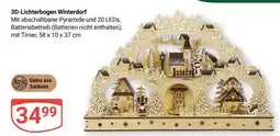Globus 3d-lichterbogen winterdorf Angebot