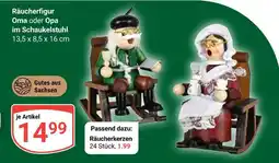 Globus Räucherfigur oma im schaukelstuhl Angebot