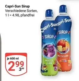 Globus Capri-sun sirup Angebot