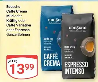 Globus Eduscho caffè crema mild Angebot