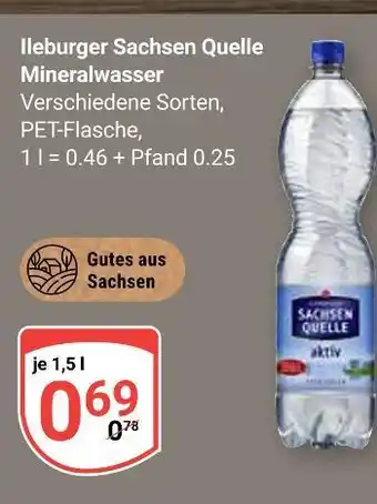 Globus Ileburger sachsen quelle mineralwasser Angebot