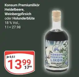 Globus Konsum premiumlikör heidelbeere Angebot