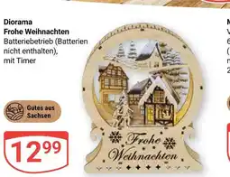 Globus Diorama frohe weihnachten Angebot