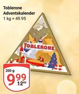 Globus Toblerone adventskalender Angebot