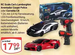 Globus Rc scale car's lamborghini aventador coupé police Angebot