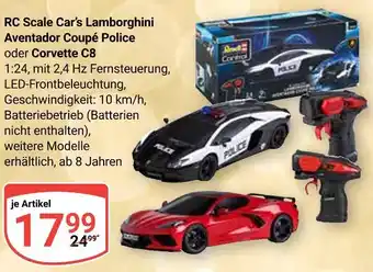 Globus Rc scale car's lamborghini aventador coupé police Angebot
