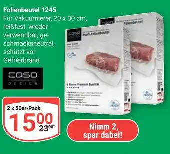 Globus Caso design folienbeutel 1245 Angebot