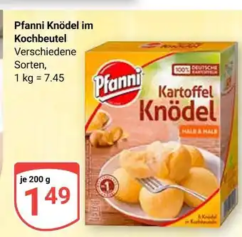 Globus Pfanni kartoffel knödel Angebot