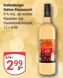 Globus Katlenburger sahne-eierpunsch Angebot