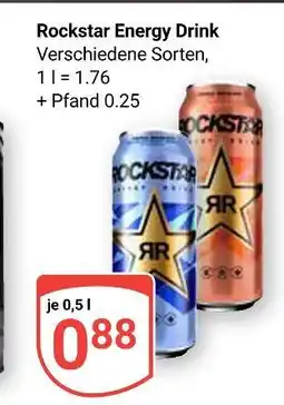 Globus Rockstar energy drink Angebot