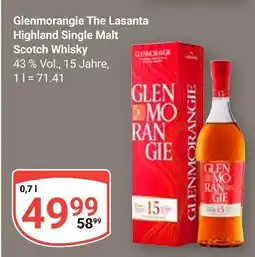 Globus Glenmorangie the lasanta highland single malt scotch whisky Angebot