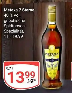 Globus Metaxa 7 sterne Angebot