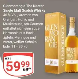 Globus Glenmorangie the nectar single malt scotch whisky Angebot