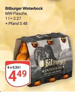 Globus Bitburger winterbock Angebot