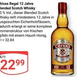 Globus Chivas regal 12 jahre blended scotch whisky Angebot