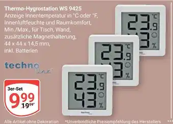 Globus Techno line thermo-hygrostation ws 9425 Angebot