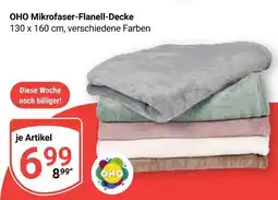 Globus Oho mikrofaser-flanell-decke Angebot