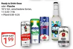 Globus Ready to drink-dose oder -flasche Angebot
