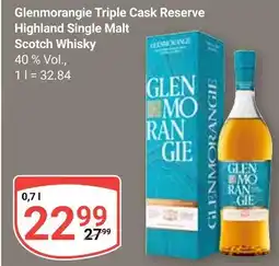 Globus Glenmorangie triple cask reserve highland single malt scotch whisky Angebot