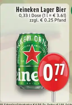 E-Center Heineken lager bier Angebot