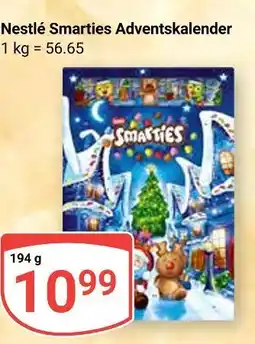 Globus Nestlé smarties adventskalender Angebot