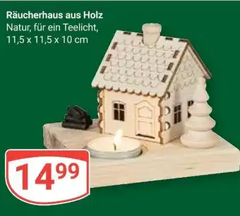 Globus Räucherhaus aus holz Angebot