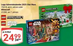 Globus Lego adventskalender 2025 star wars Angebot