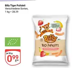Globus Billy tiger bio pufuleti banane und erdbeere Angebot