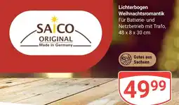 Globus Saico original lichterbogen weihnachtsromantik Angebot