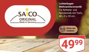 Globus Saico original lichterbogen weihnachtsromantik Angebot