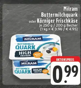 E-Center Milram buttermilchquark Angebot