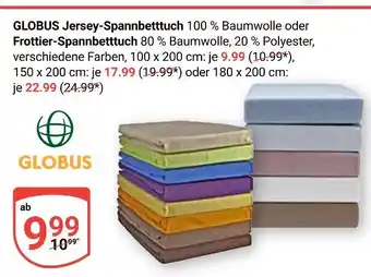 Globus Globus jersey-spannbetttuch Angebot