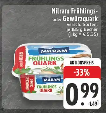 E-Center Milram frühlingsquark Angebot