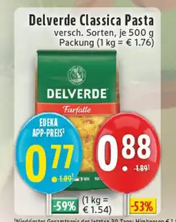 E-Center Delverde classica pasta farfalle Angebot