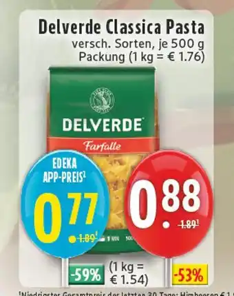 E-Center Delverde classica pasta farfalle Angebot