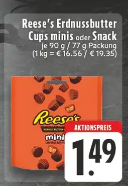 E-Center Reese's erdnussbutter cups minis Angebot