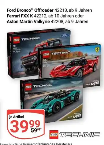 Globus Lego technic ford bronco offroader Angebot