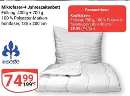 Globus Irisette mikrofaser-4 jahreszeitenbett Angebot