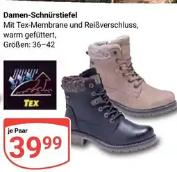 Globus Damen-schnürstiefel Angebot
