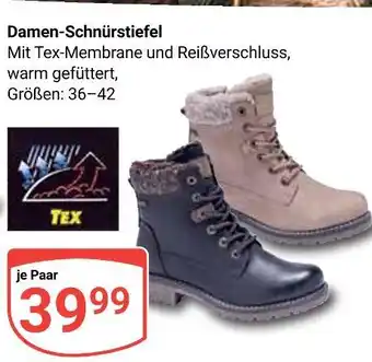 Globus Damen-schnürstiefel Angebot