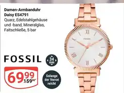 Globus Fossil damen-armbanduhr daisy es4791 Angebot
