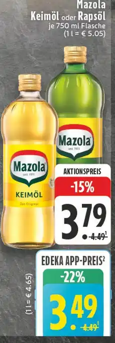 E-Center Mazola keimöl Angebot