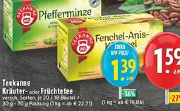 E-Center Teekanne pfefferminze Angebot