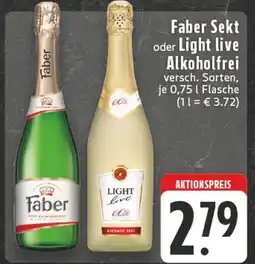 E-Center Faber sekt oder light live alkoholfrei Angebot