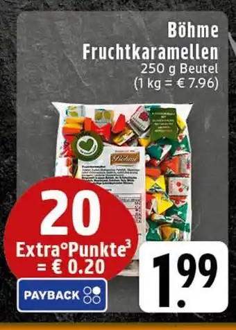 E-Center Böhme fruchtkaramellen Angebot