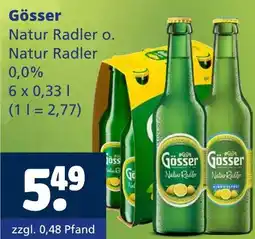 Getränkewelt Gösser natur radler o. natur radler 0,0% Angebot